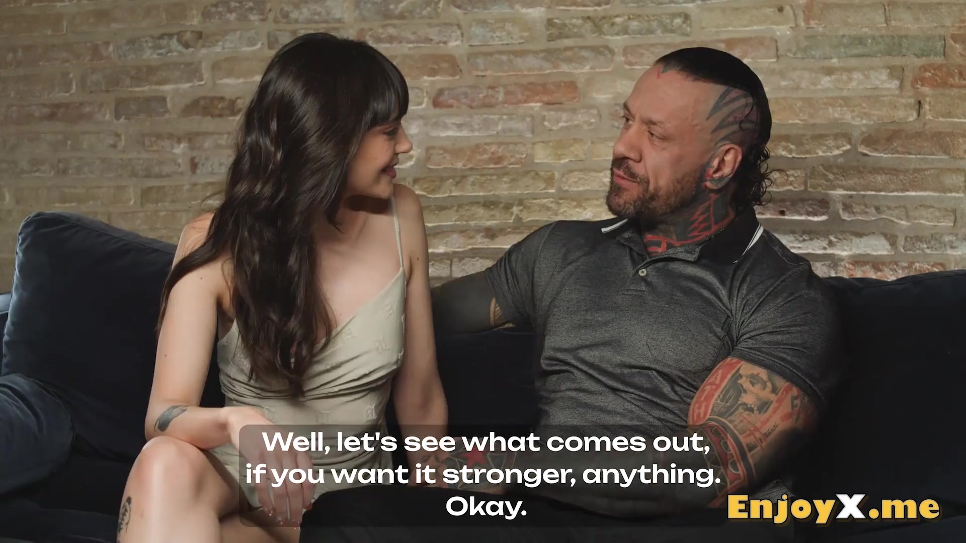 Inked bf romped rock-hard dark-haired enjoy in HD porn's hottest XXX!