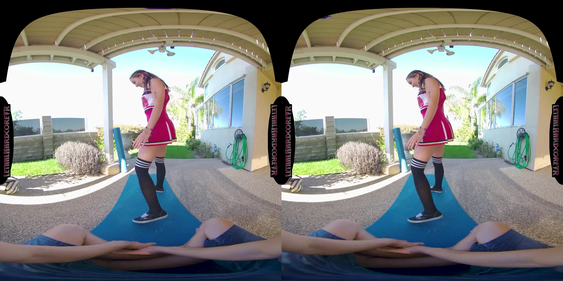 Cheerleader Gets Stretched - Extra Long Cheerlead Porn VR Video