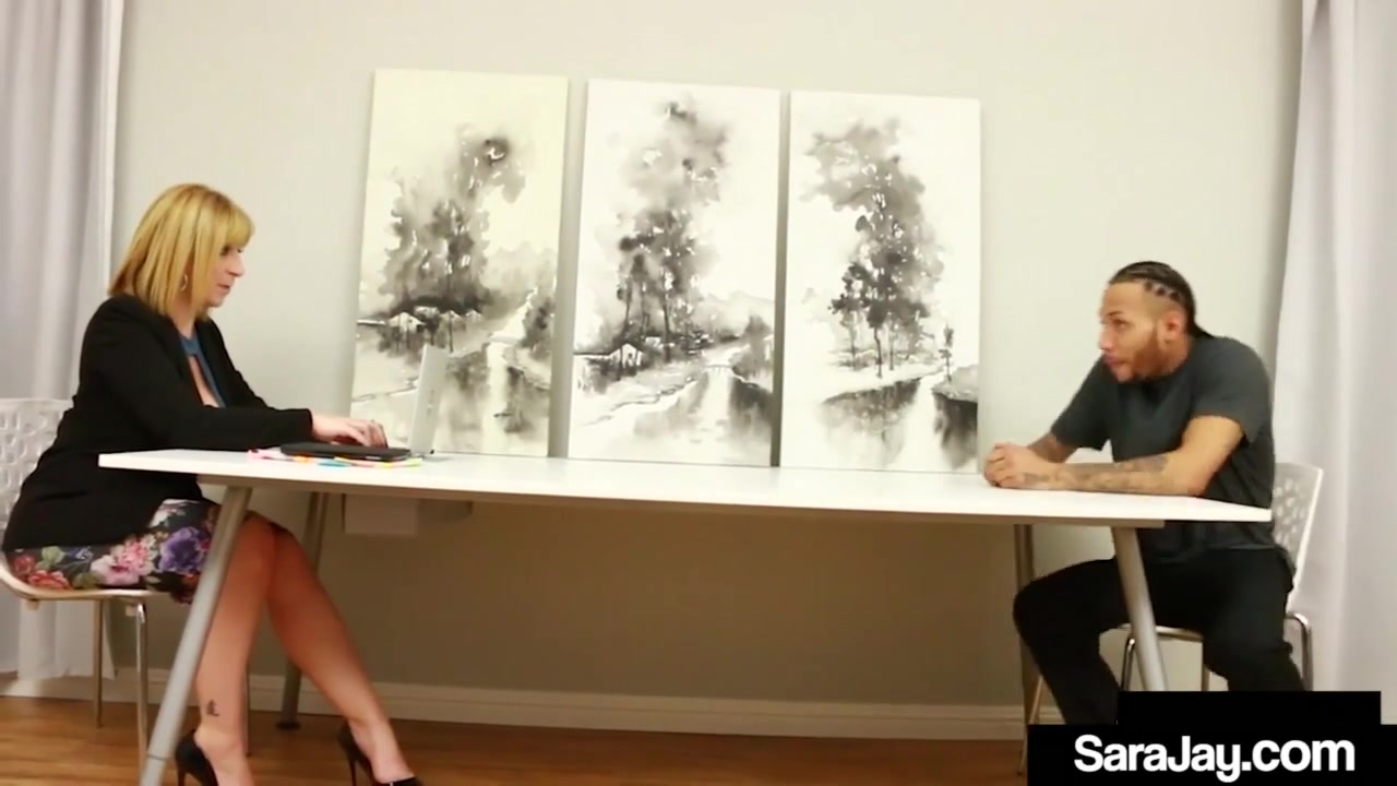 Office Sex Queen Sara Jay Milks her co Workers Hard Dick