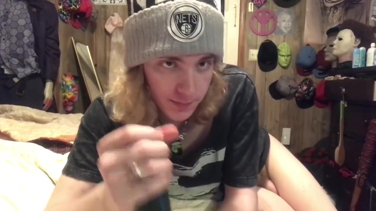 Trans Tgirl Cries In Pleasure From Giant Cucumber