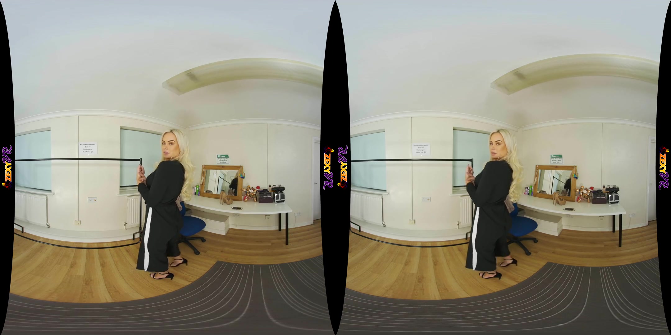 Reflections - Big Tit Blonde Solo Tease - SexLikeReal