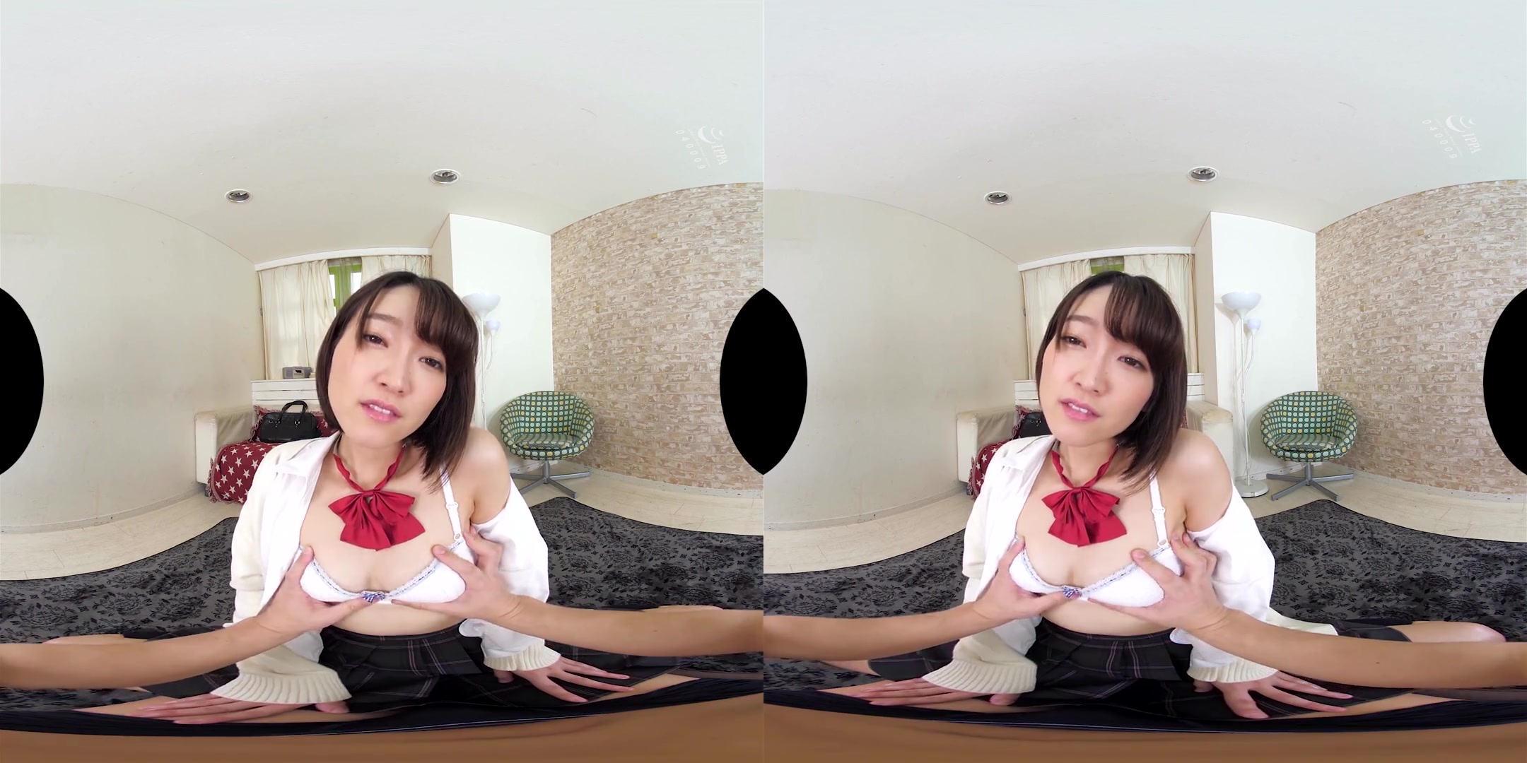Ameri Hoshi Embarrassing Ameri-chan in her Uniform 1 - SexLikeReal