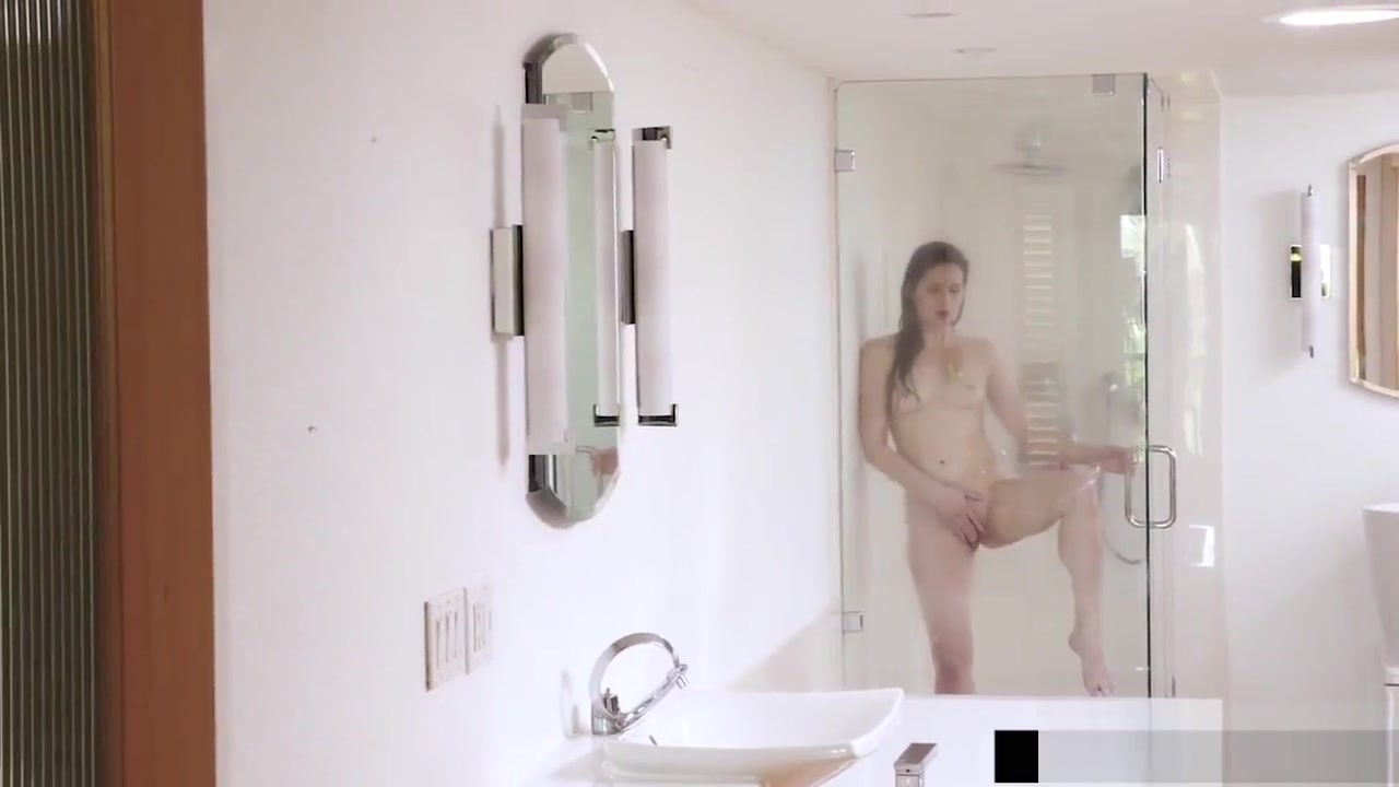 Young stepsister strips for and allures her stepbrother