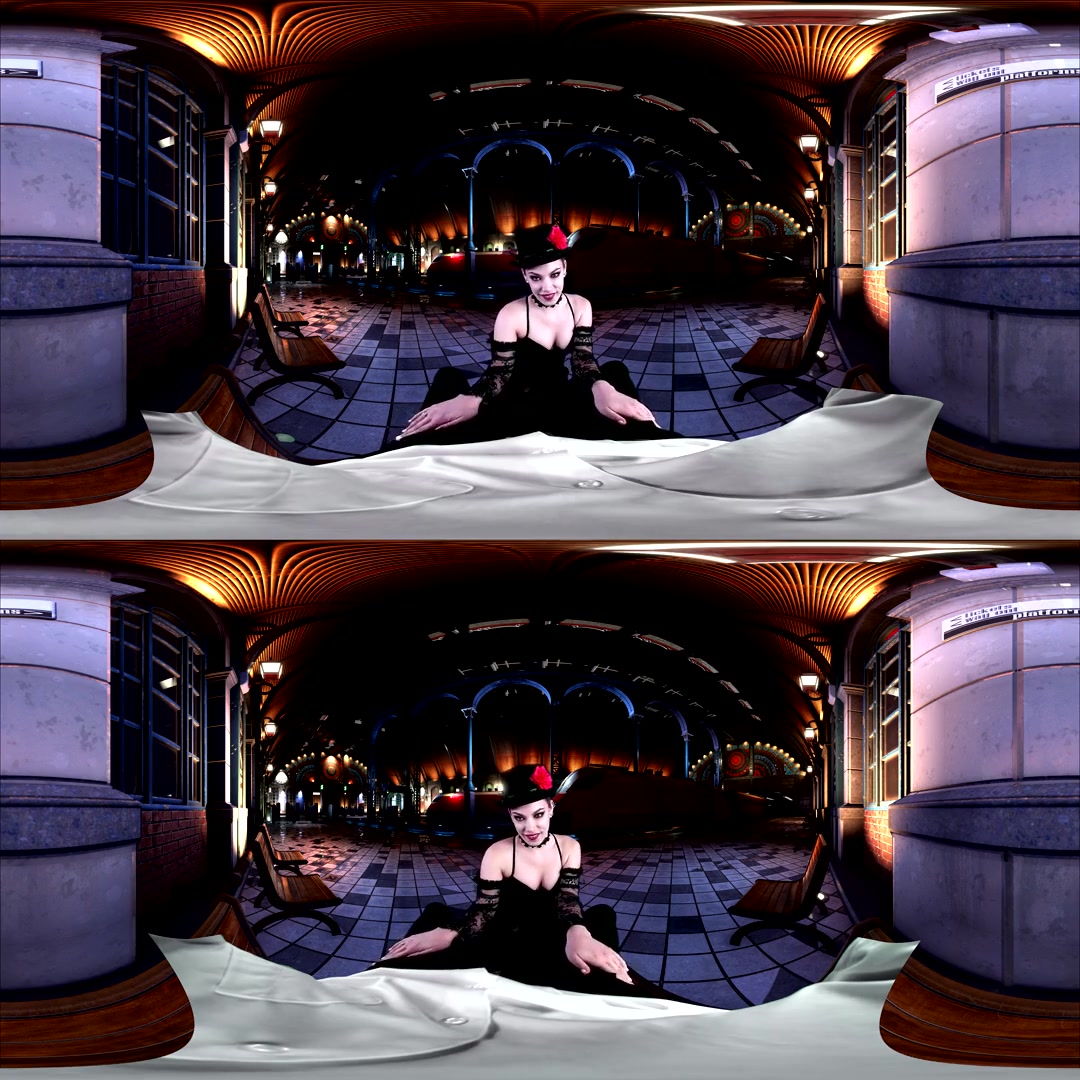 Bobbi Dylan in Train Station Fantasy - EvilEyeVR