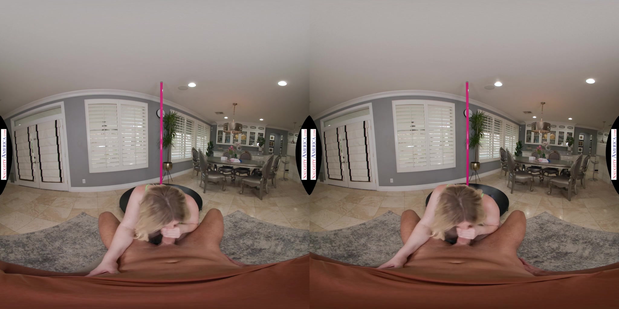 MILF Jenna Starr gives a private pole dancing show when her Step son's friend stops by unexpectedly