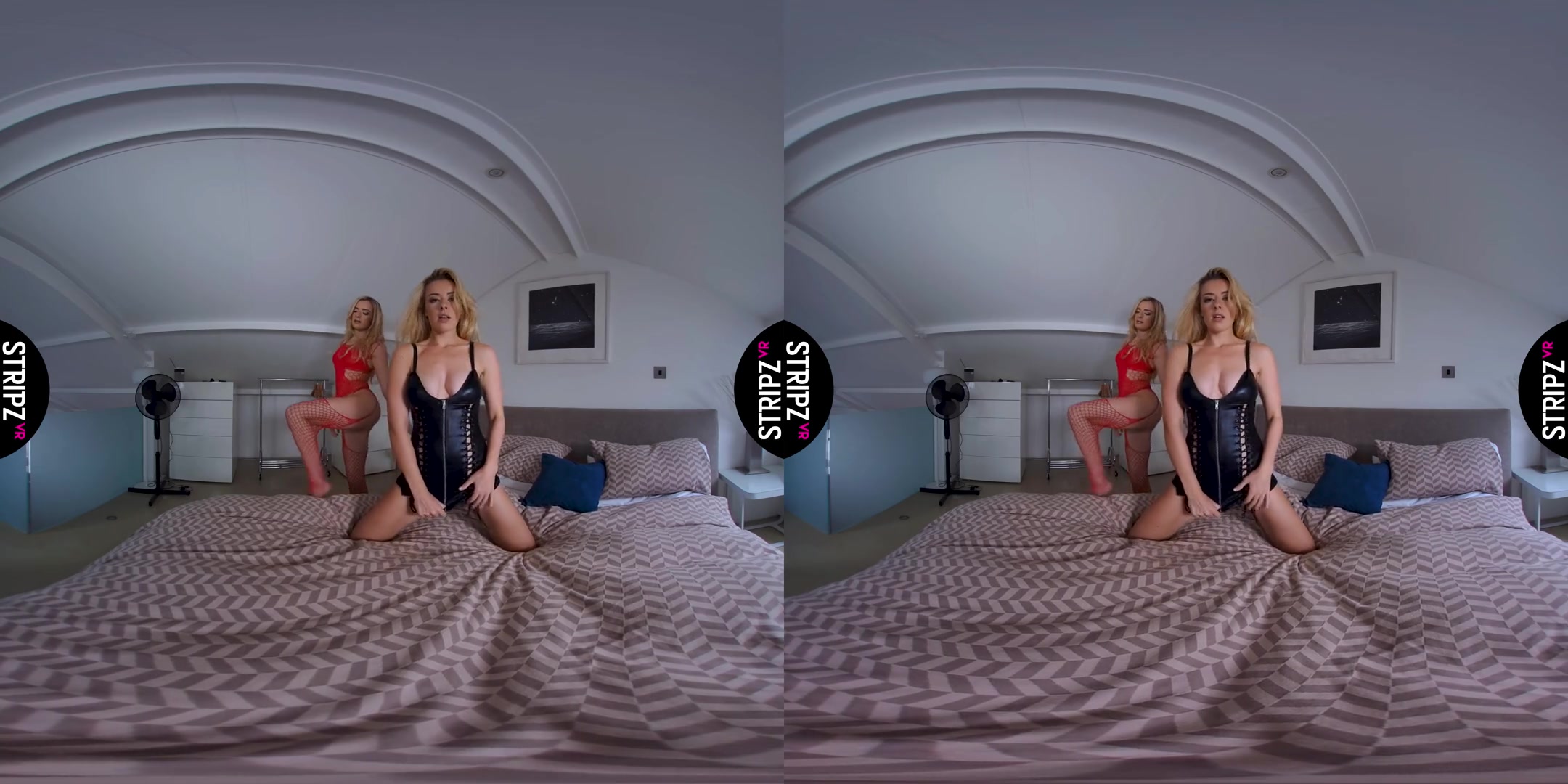 Rosa Brighid & Grace Faerie in Rosa And Grace Twinning - StripzVR