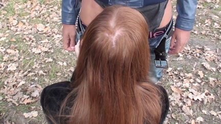 Redhead with massive mangos engulfing 10-Pounder
