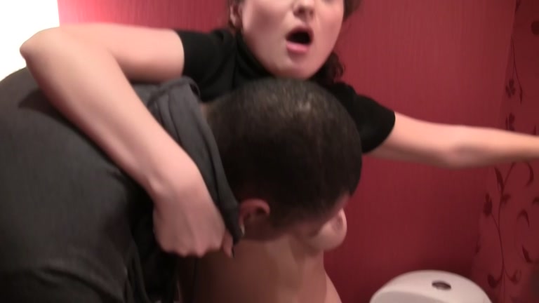 Public toilet fuck with squirting scene 2