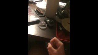 out of cage after 3 weeks first time fapping