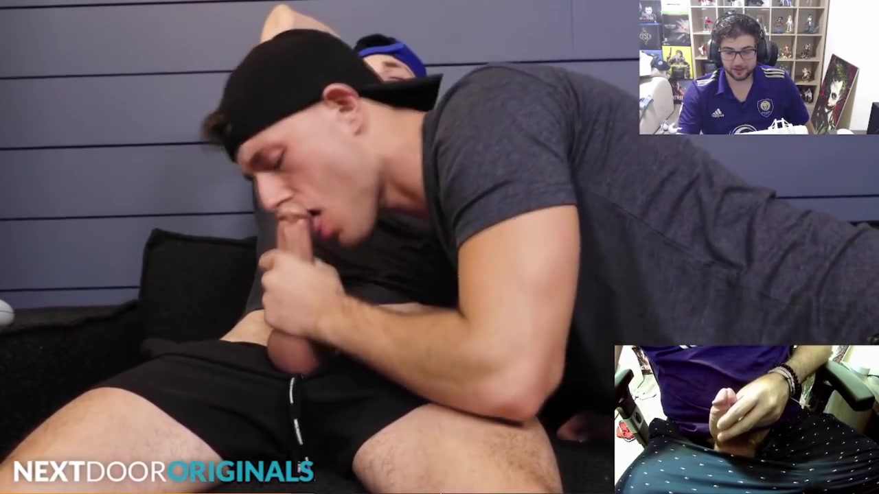 Straight Friends Measure Cocks And Fuck Each Other - Reaction