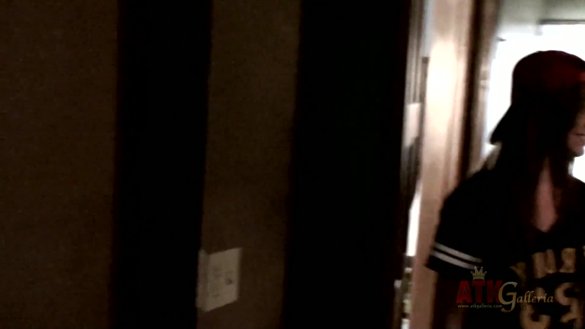 Behind the scenes showing her skills