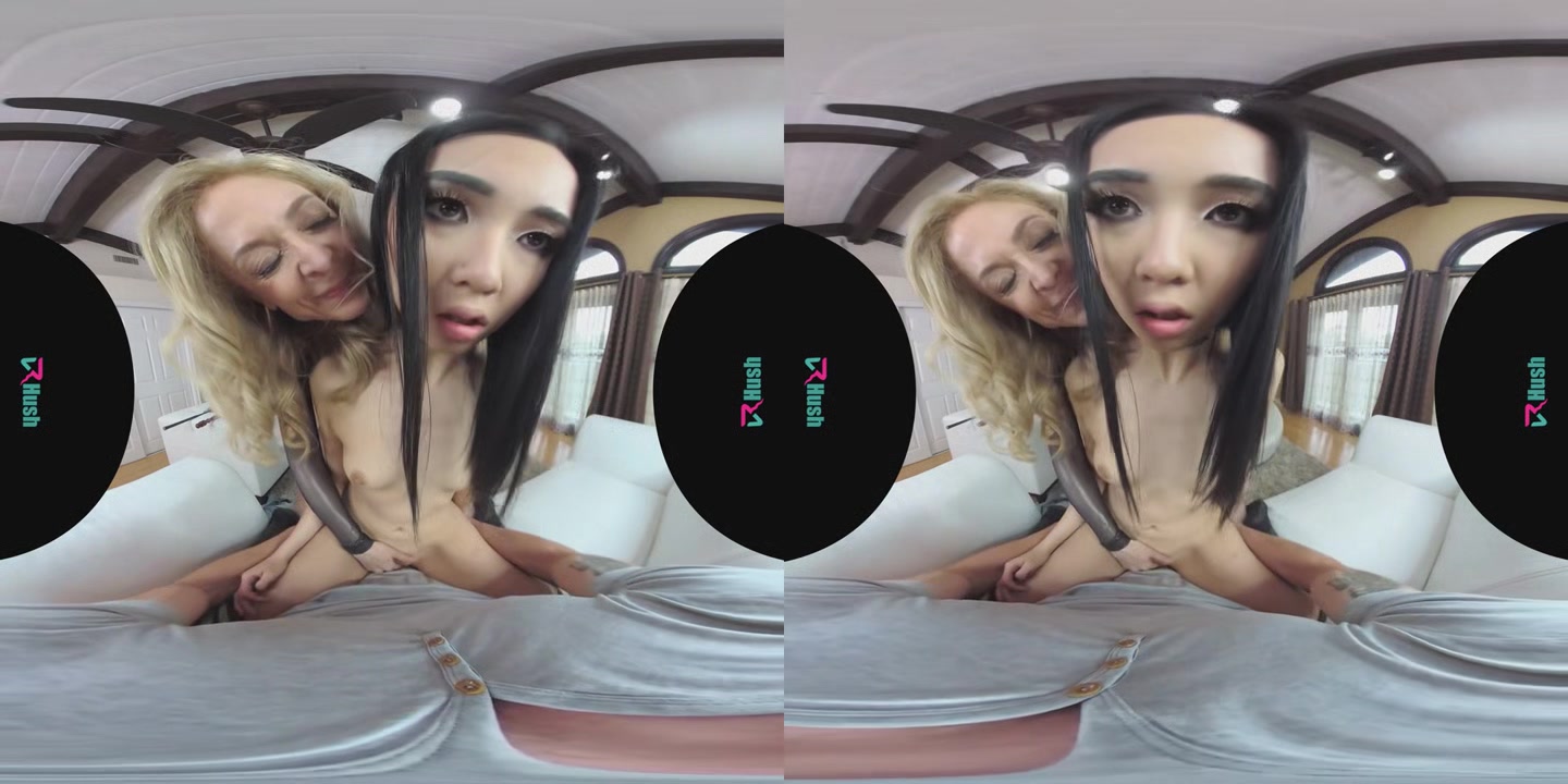 VRHUSH Naughty threesome with Nina Hartley and Eva Yi
