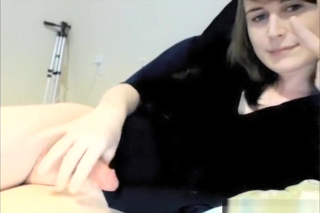 brunette hair Jerks yummy gigantic weenie On web camera