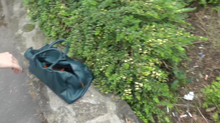 Cock-hungry brunette in public sex