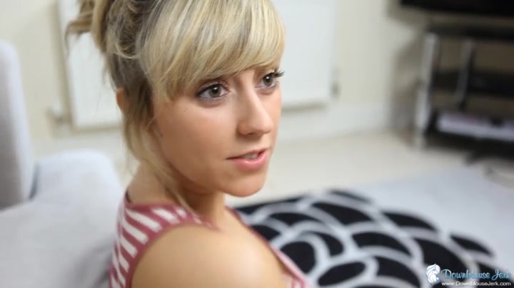 Louise in Titty Tunes - DownblouseJerk