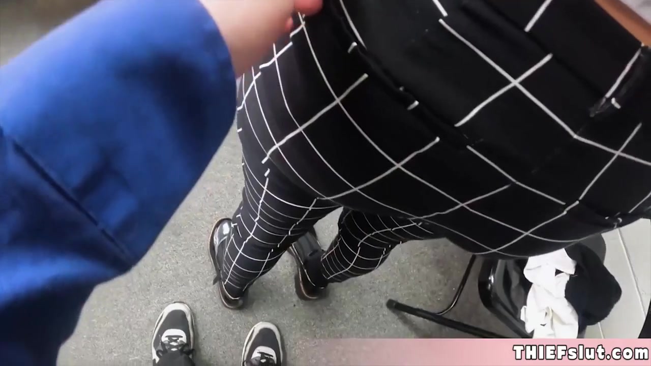 Amber Summer - Cute teen 18+ Shoplifter Gets Her Tiny Pussy Pounded By All The Mall Cops At The Same Time