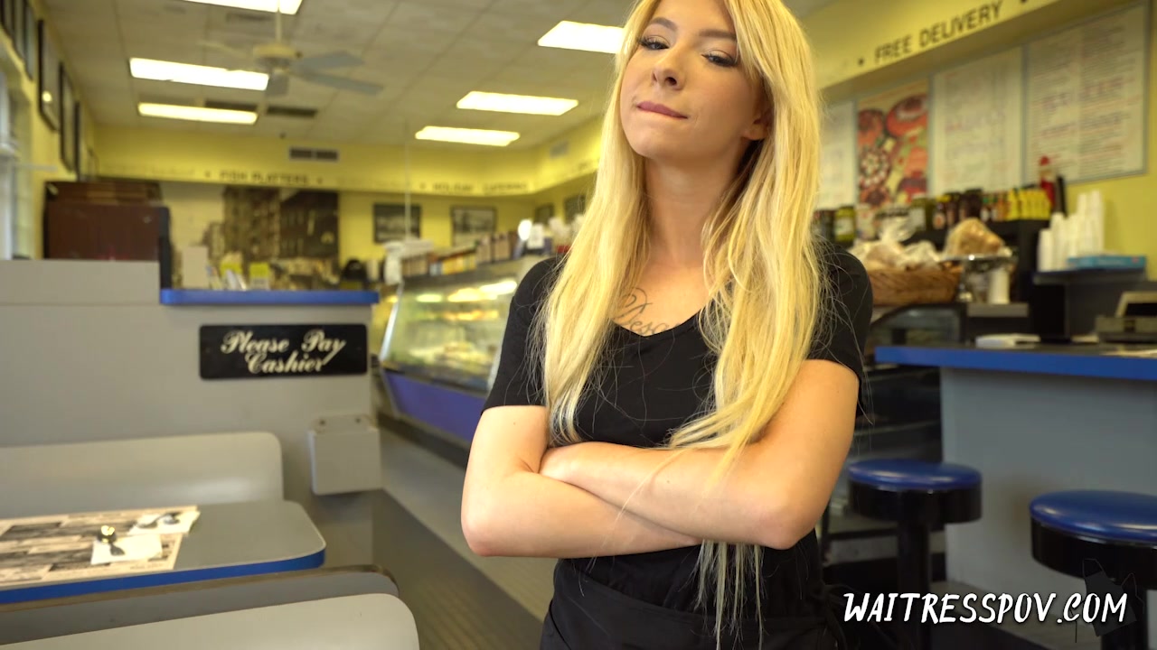 Waitress POV - Kenzie Reeves - Broke College Cutie