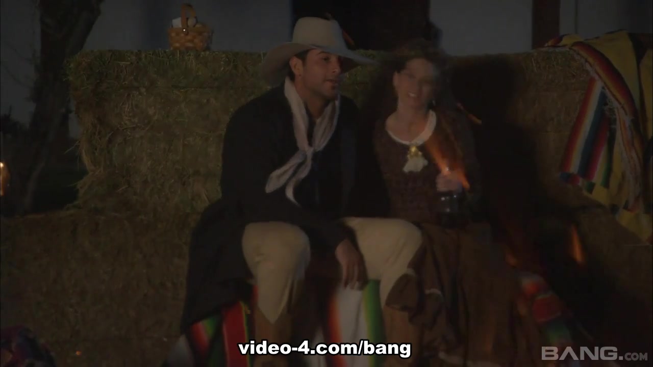 Jesse V fucks a big dicked ranch hand in the barn hay room - BANG!