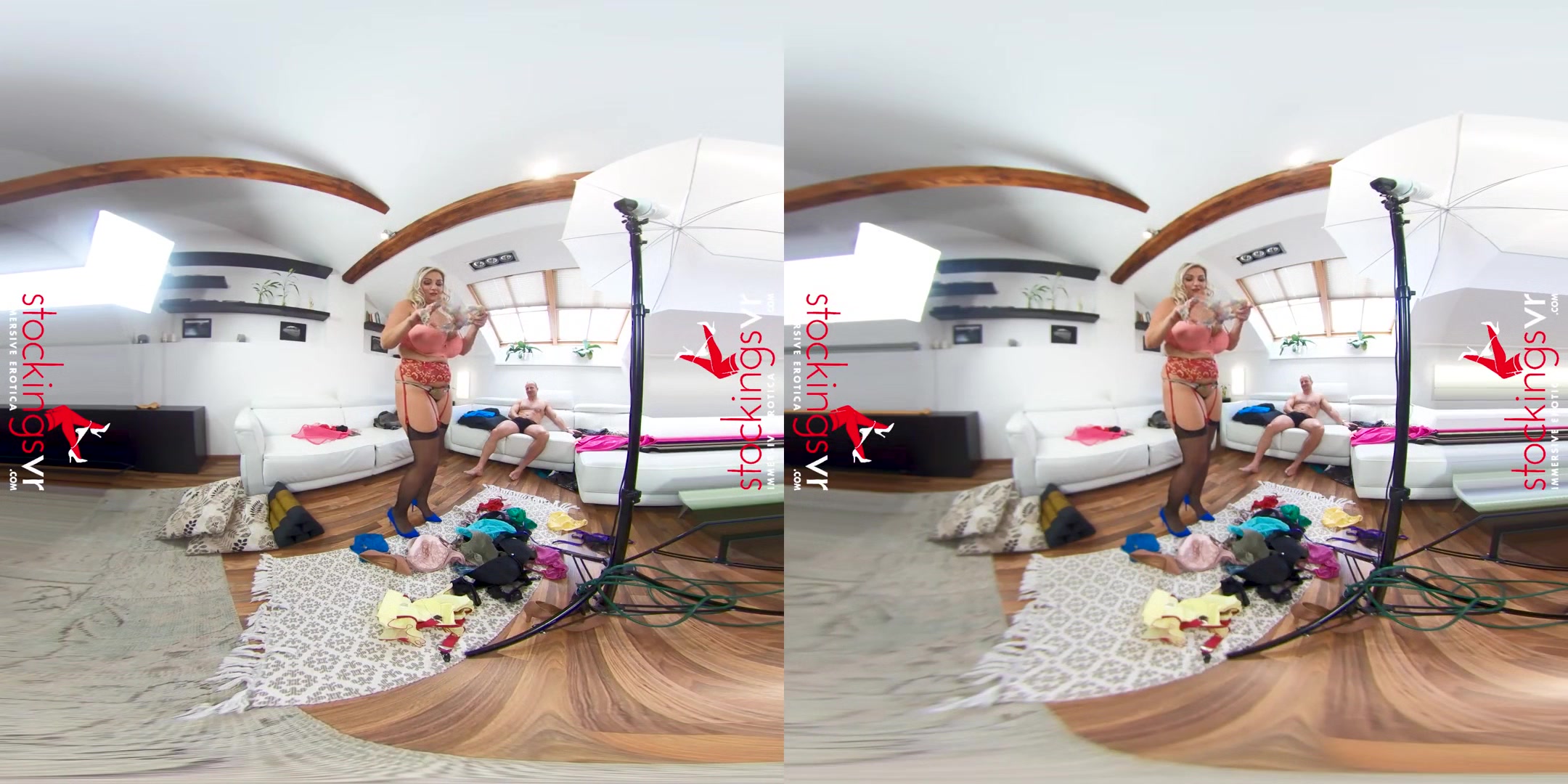 Behind the scenes starring Krystal Swift and George Uhl