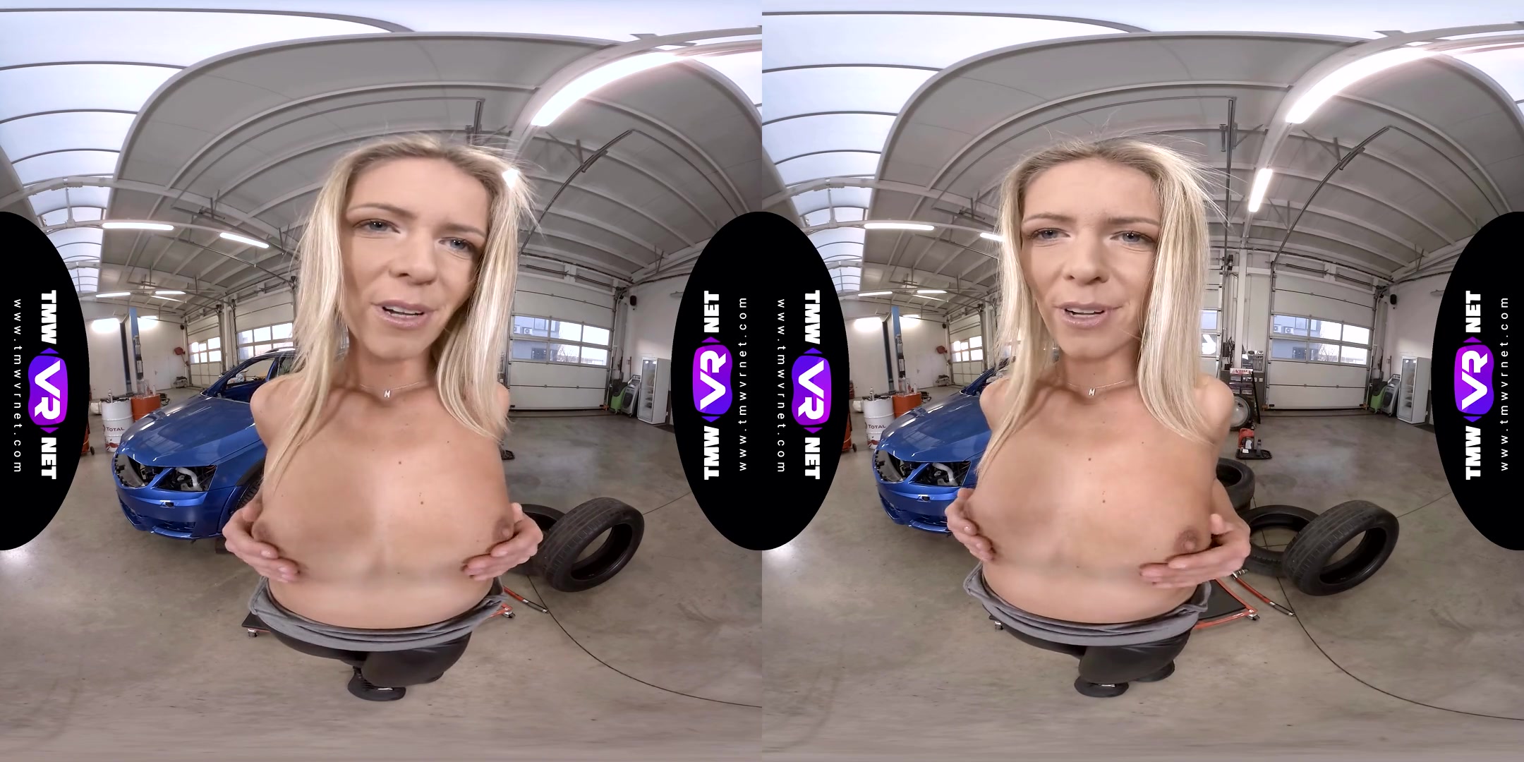 Solo Orgasm In Garage - SexLikeReal