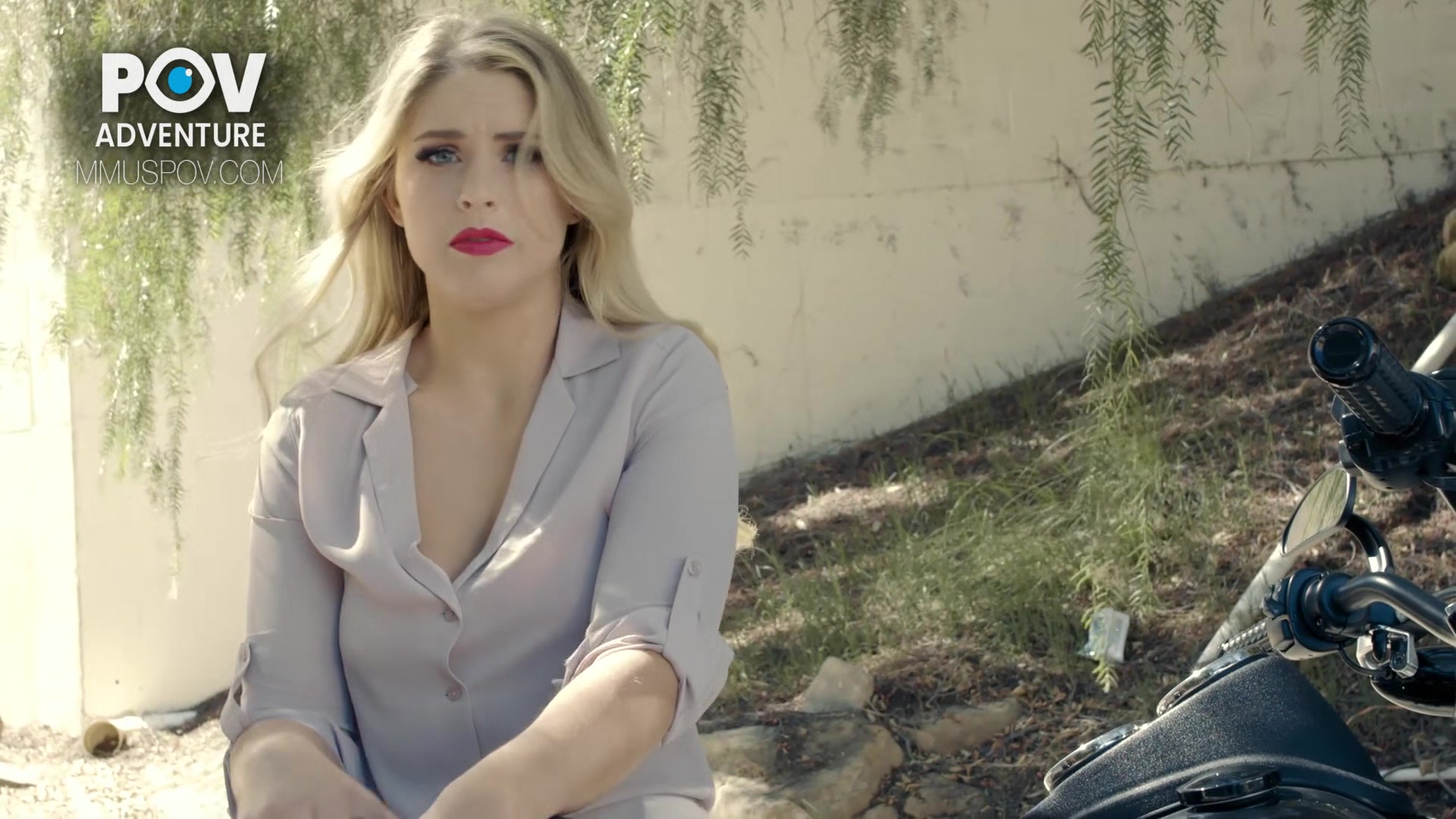 Real POV Adventure: Hitchhiker Meets the Unexpected When A Sexy Blonde Comes To His Rescue