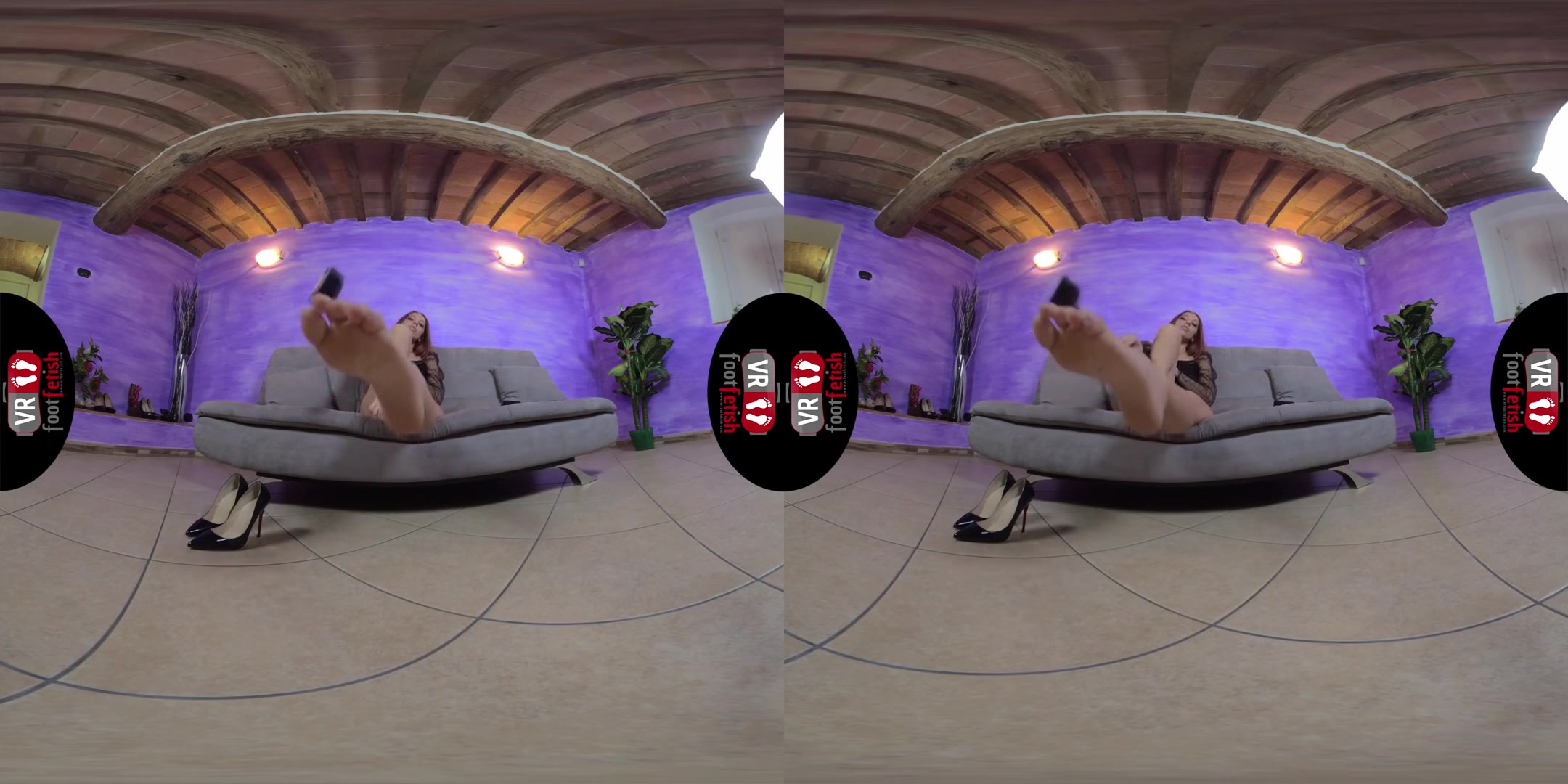 Mistress Elettra Flaunts Her Sexy Body And Takes Off Her Stockings - Leg Fetish 3D Porn
