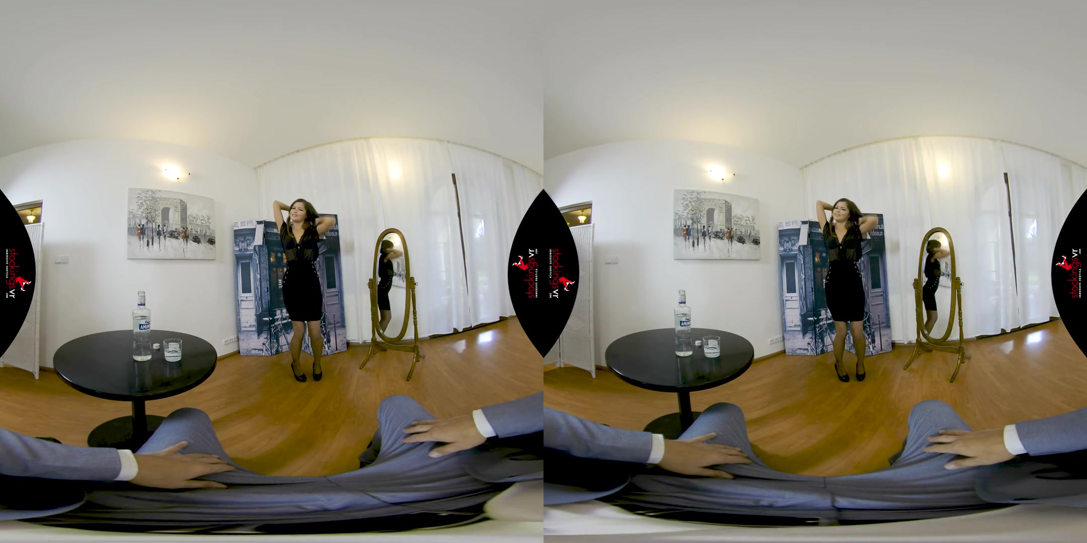 Posh Lady Lapdance - Hot Pornstar Sucks your Cock in VR