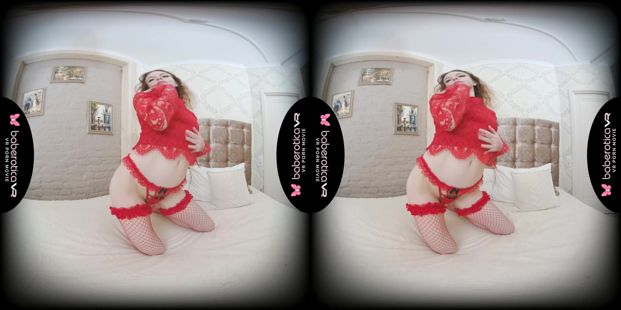 Eva Straberry Is Naked With Her Fingers In Her Pussy In Vr Today