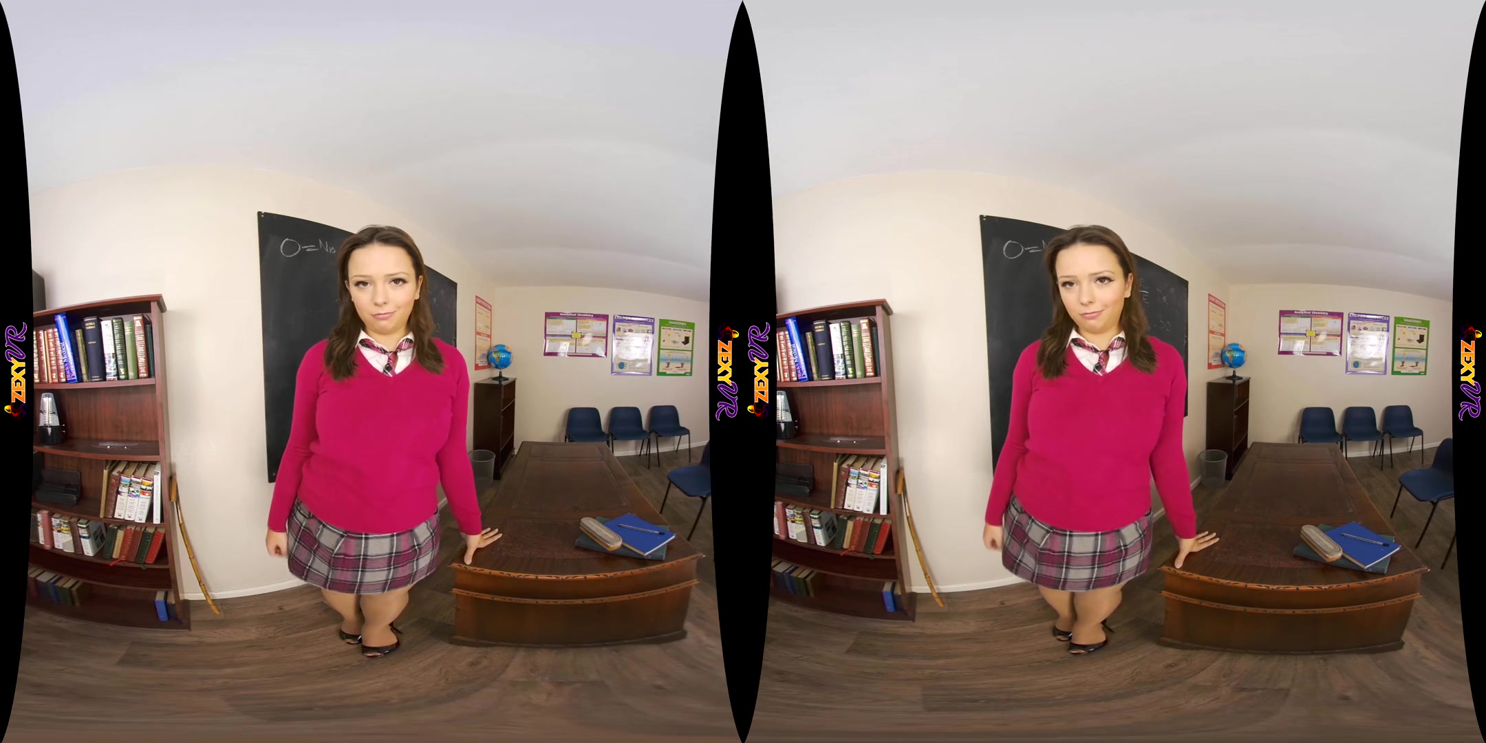Alice Katz in Uniform Tease - ZexyVR