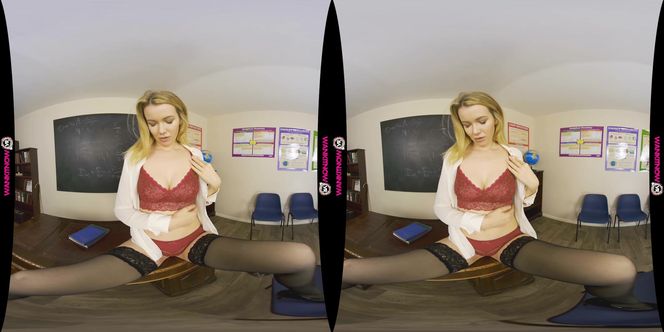 Teacher Punishment featuring Hannah Z - WankitNowVR