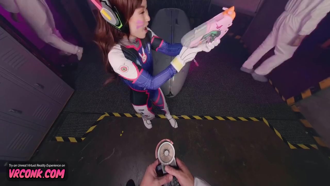 Kimmy Kimm, Vr Conk And D Va - Sucking Cock For Big Buff Overwatch Cosplay Vr Porn 6 Min