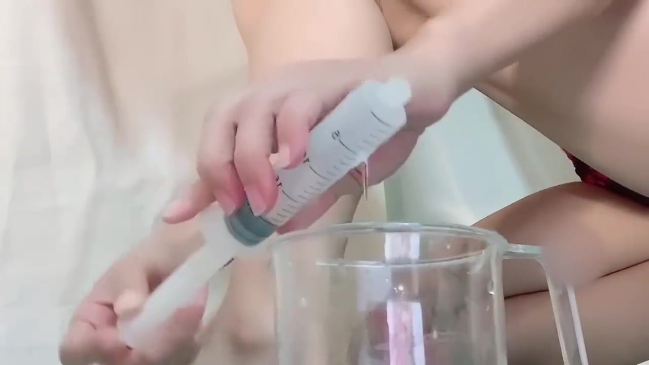 To Her Usual Anal Enema Fountain