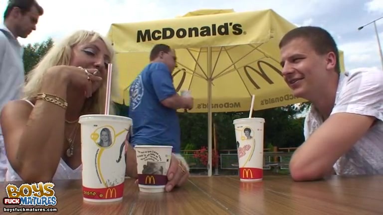 MacDonald's provides food and fuck
