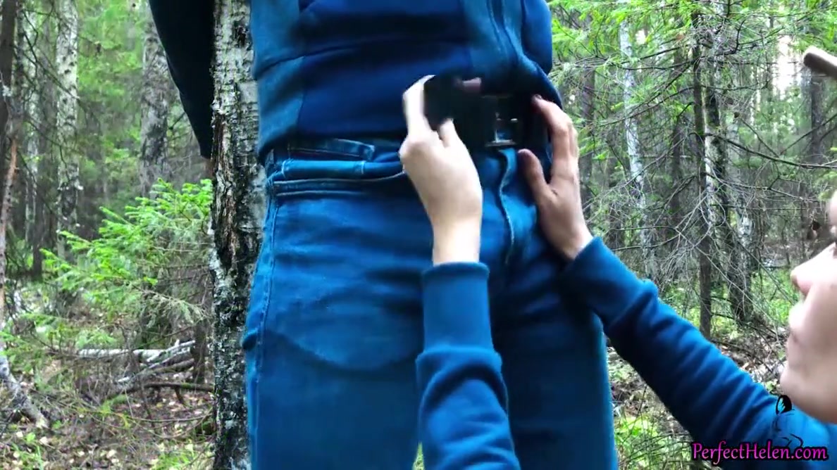 Stranger Arouses, Sucks And Fucks Hard In The Forest