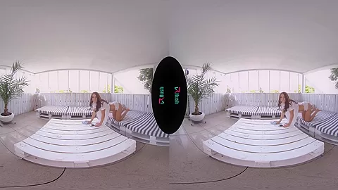 VRHUSH Katy Rose has multiple orgasms from a big cock