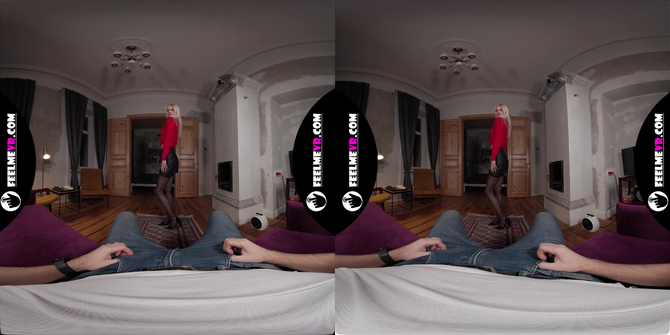 Amelia's Romantic Striptease In 8k Vr