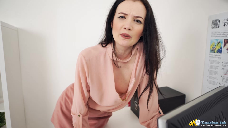 Faye in Consolation Wank - DownblouseJerk