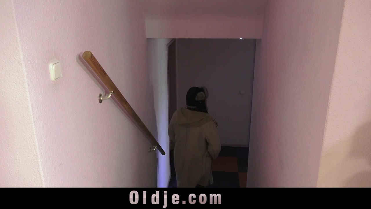 Slutty Cinderella ass licked and fucked by old delivery guy