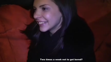 girlfriend fuck hard in the stairwell