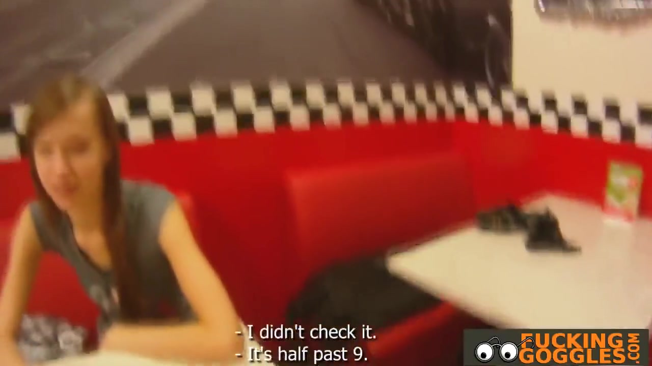 Russian teen 18+ Gives A Blowjob In A Bathroom