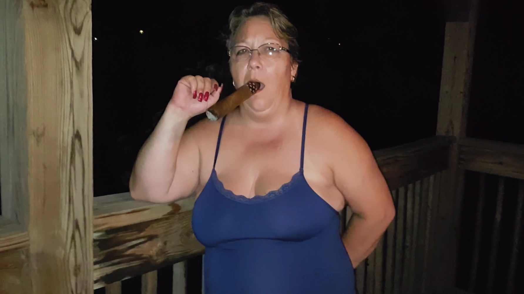 Huge Cigar Smoking