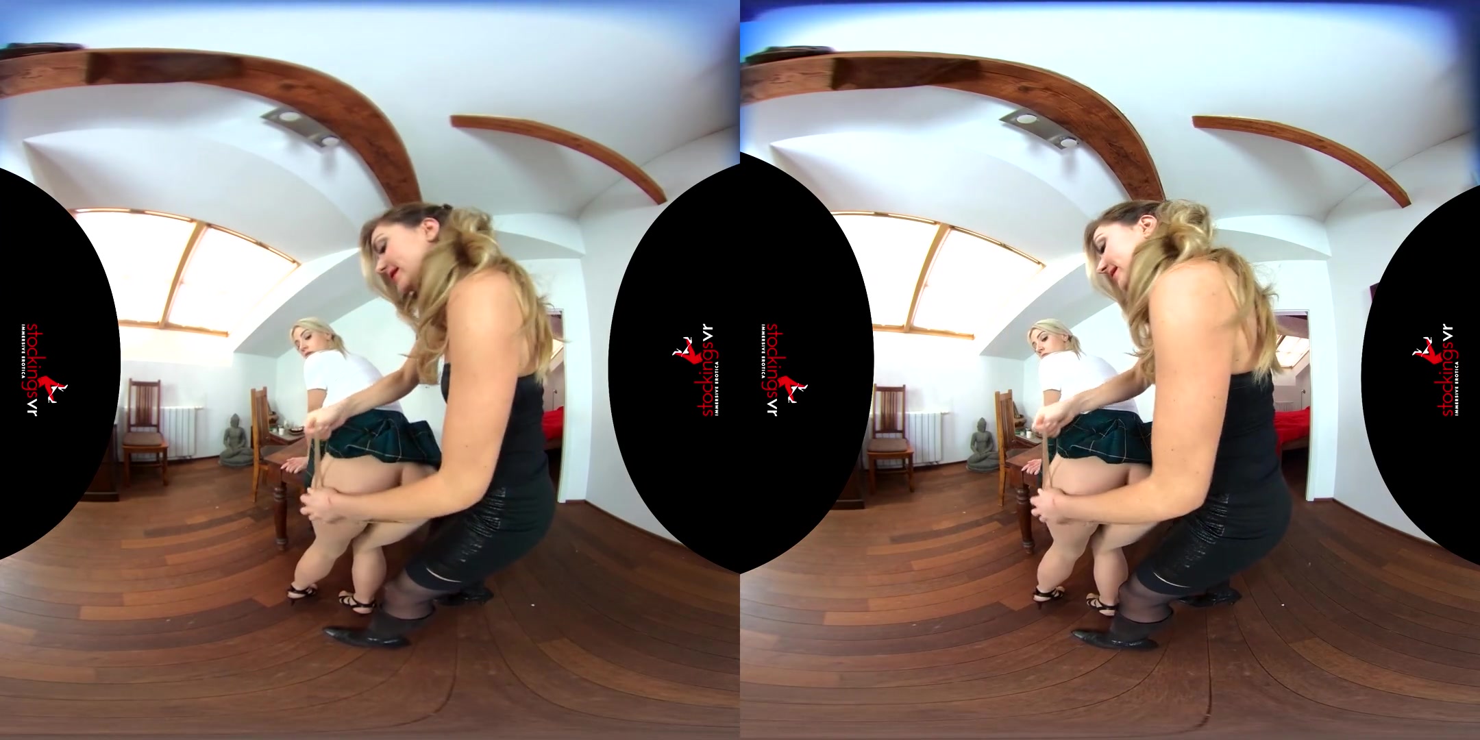 Natalie Cherie & Victoria Puppy in The and The Domme - StockingsVR