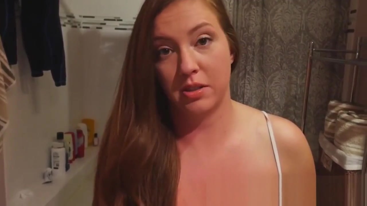 Sexy stepsister tugs dick