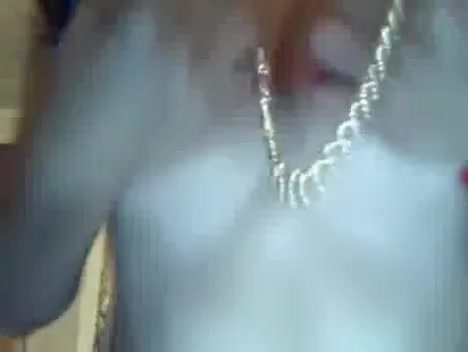 Pretty black-skinned girl shakes her ass for me