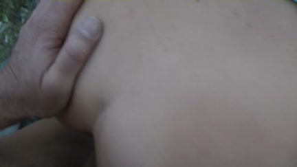 Anal creampie after sex in new air