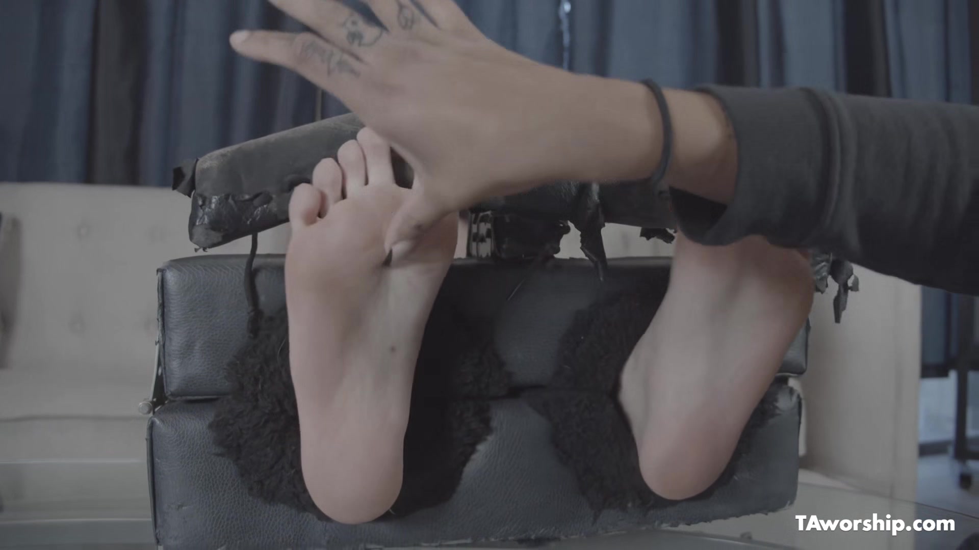 Zoes Nylon Foot Tickle - Taworship