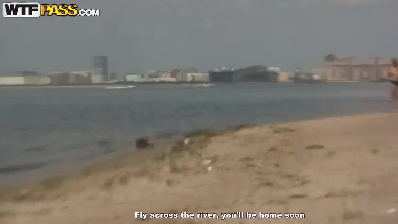 A perfect couple makes love on the beach