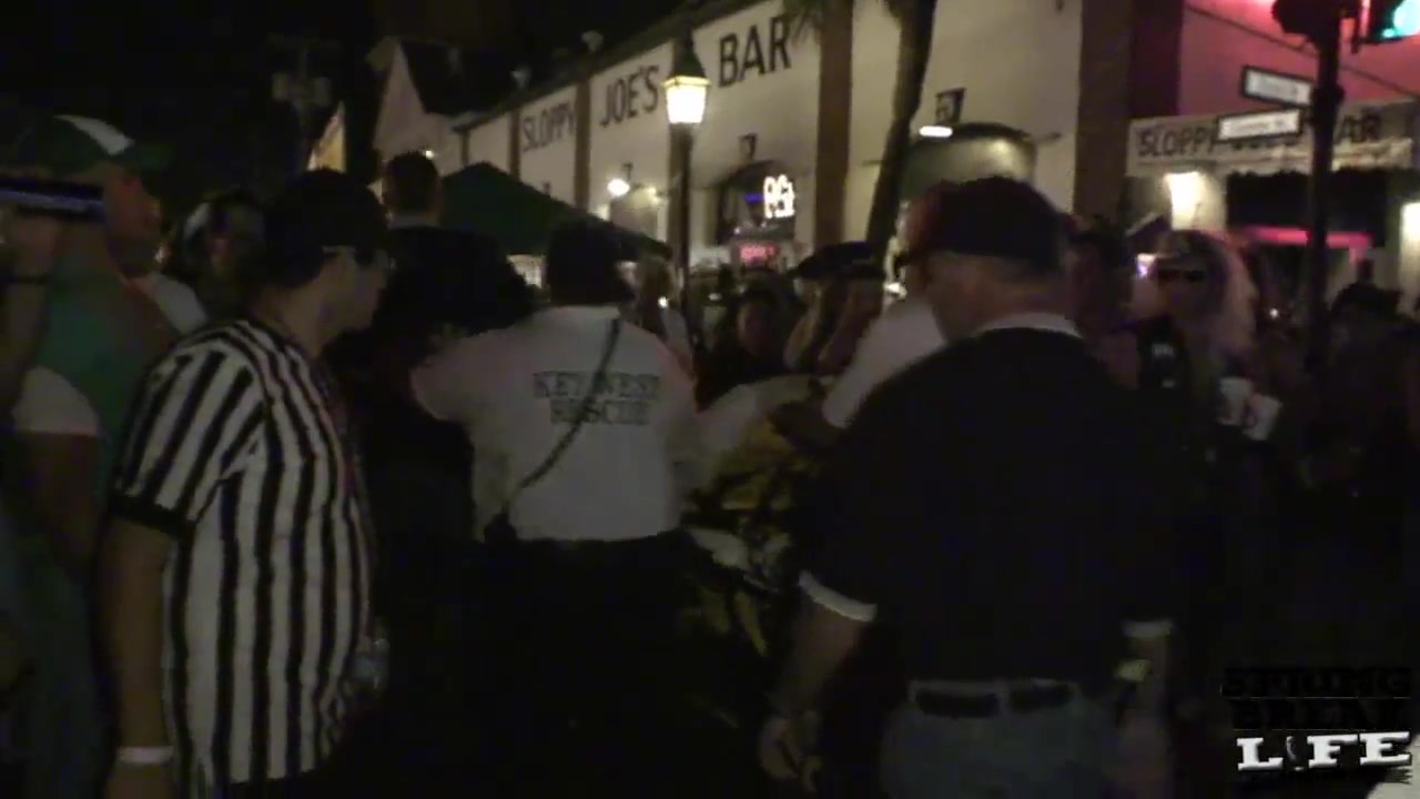 Following Super Hot Girl Around Fantasy Fest Key West - SpringbreakLife