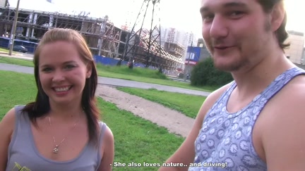 A youthful hotty is deeply screwed in the throat