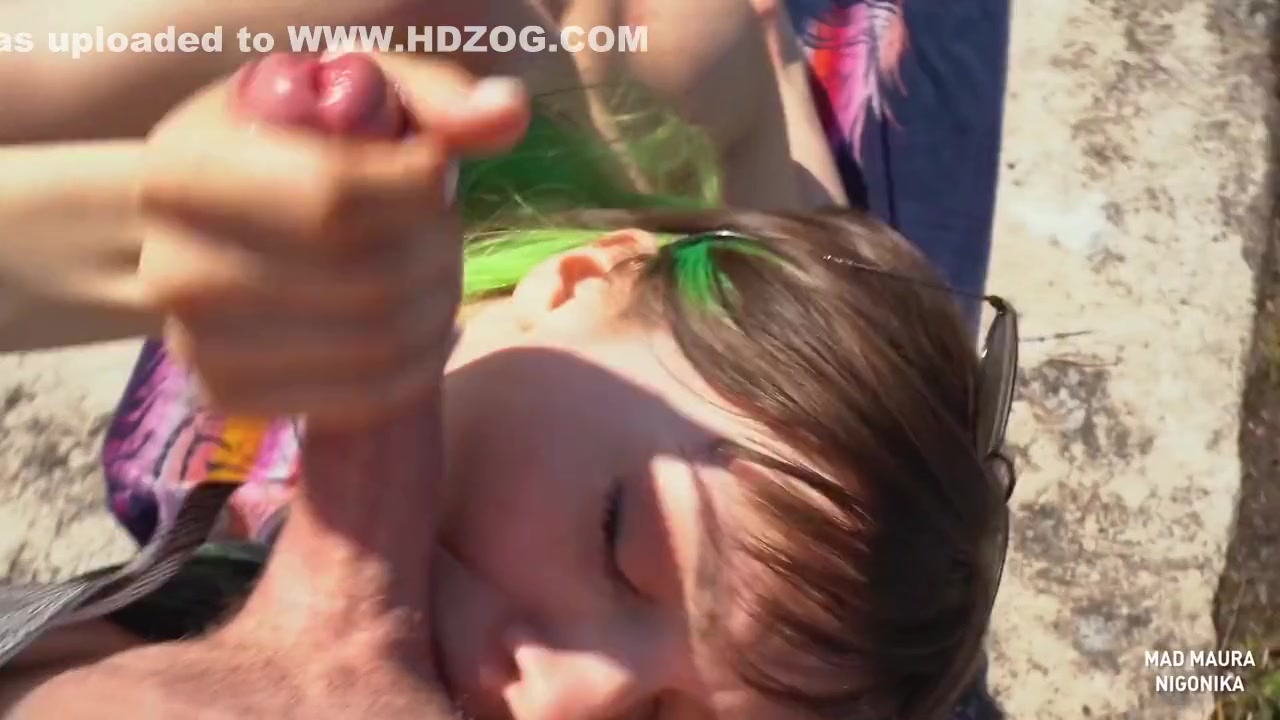 Hot Blowjob On The Seashore - Nigonika Blowjob 2024 With Best Hot